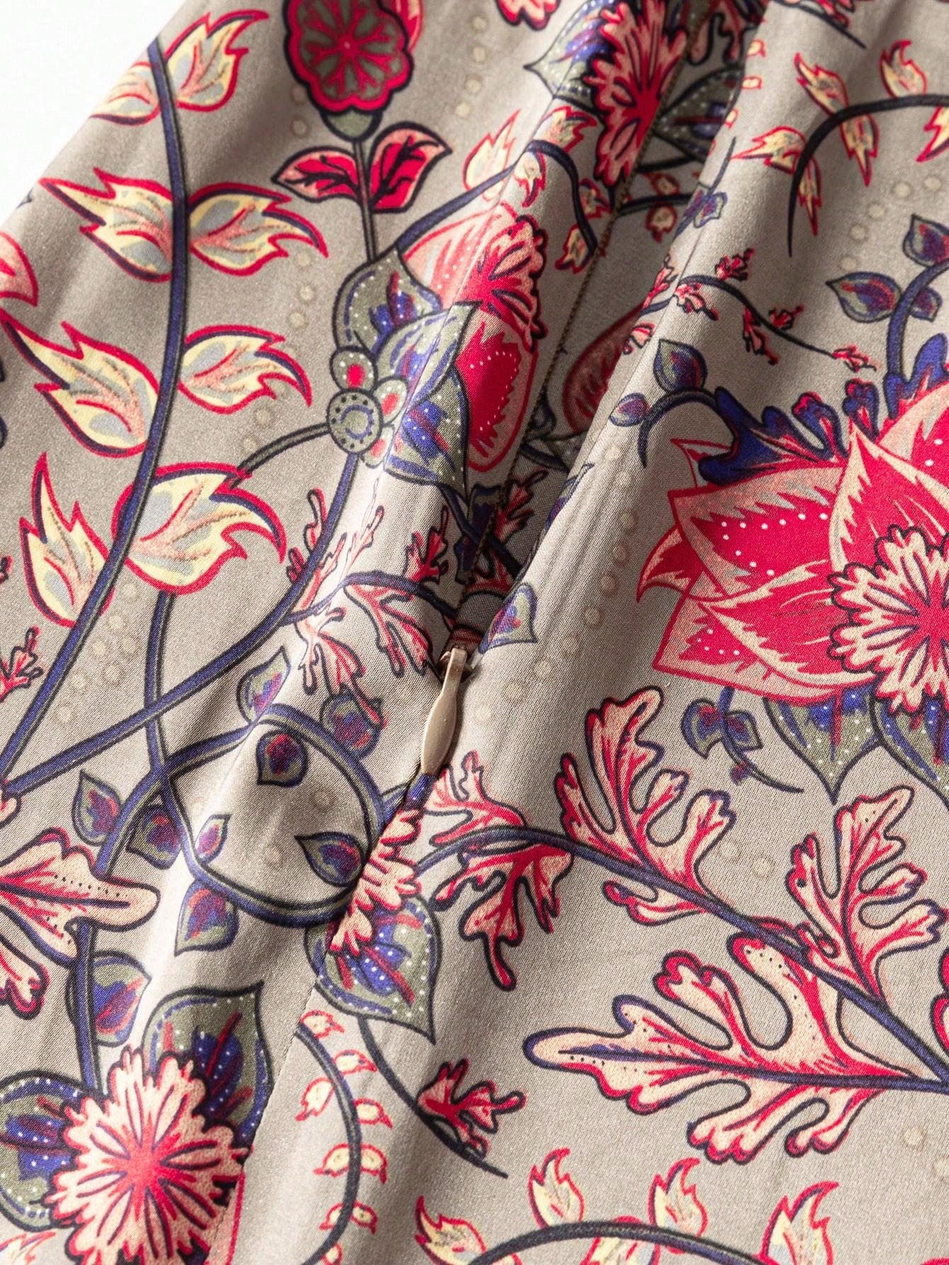 Short Sleeve Knot Button Floral Designs New Chinese Style Cheongsam Qipao Dress