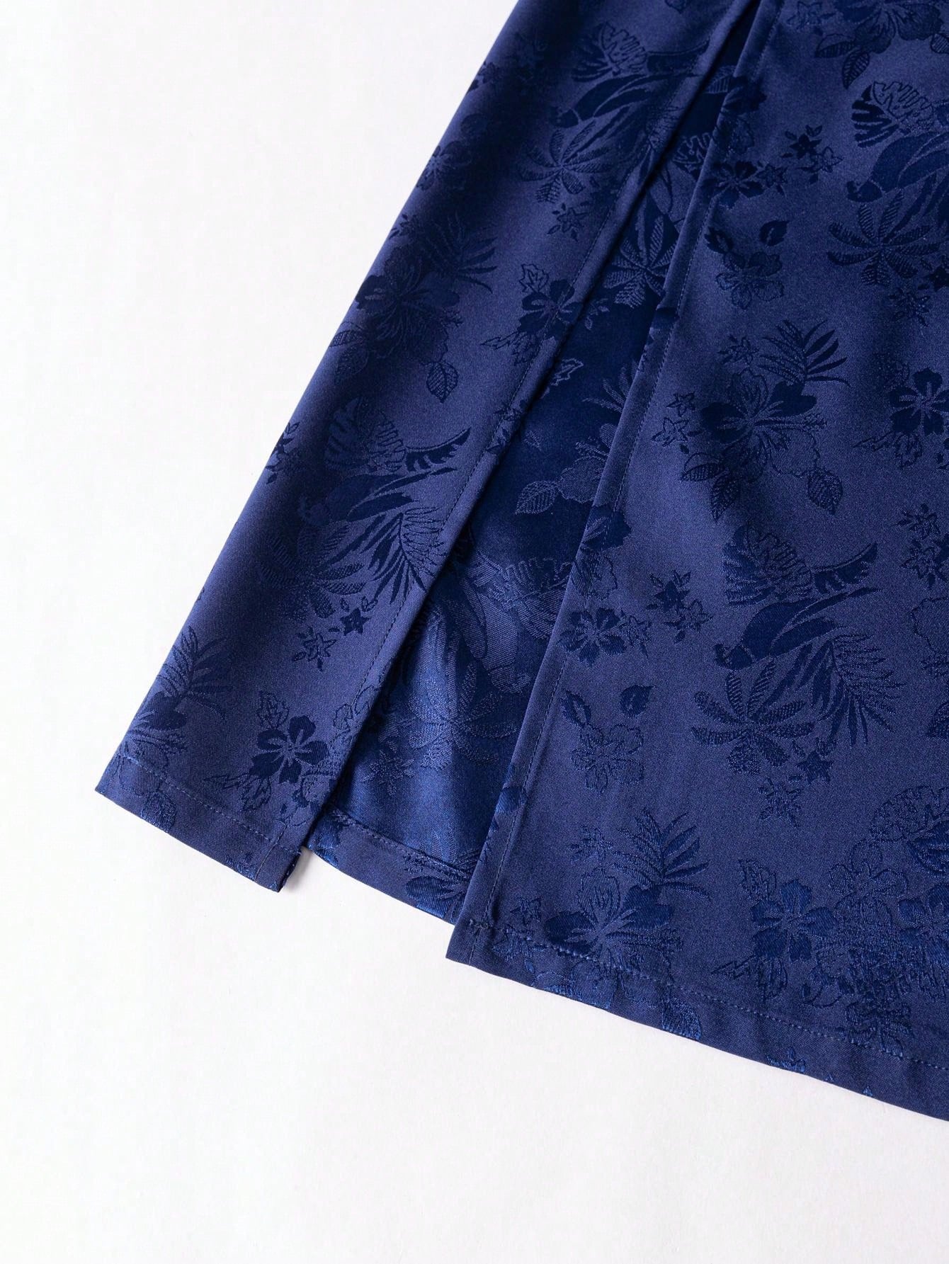 Sleeveless Connect Lace Floral Designs Split Thigh New Chinese Style Cheongsam Qipao Dress