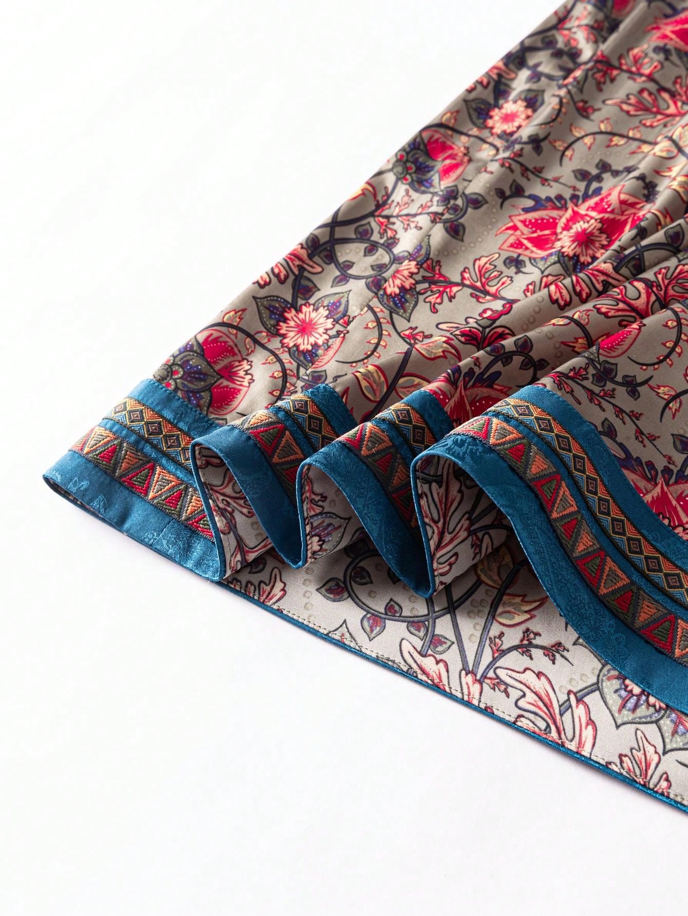 Short Sleeve Knot Button Floral Designs New Chinese Style Cheongsam Qipao Dress