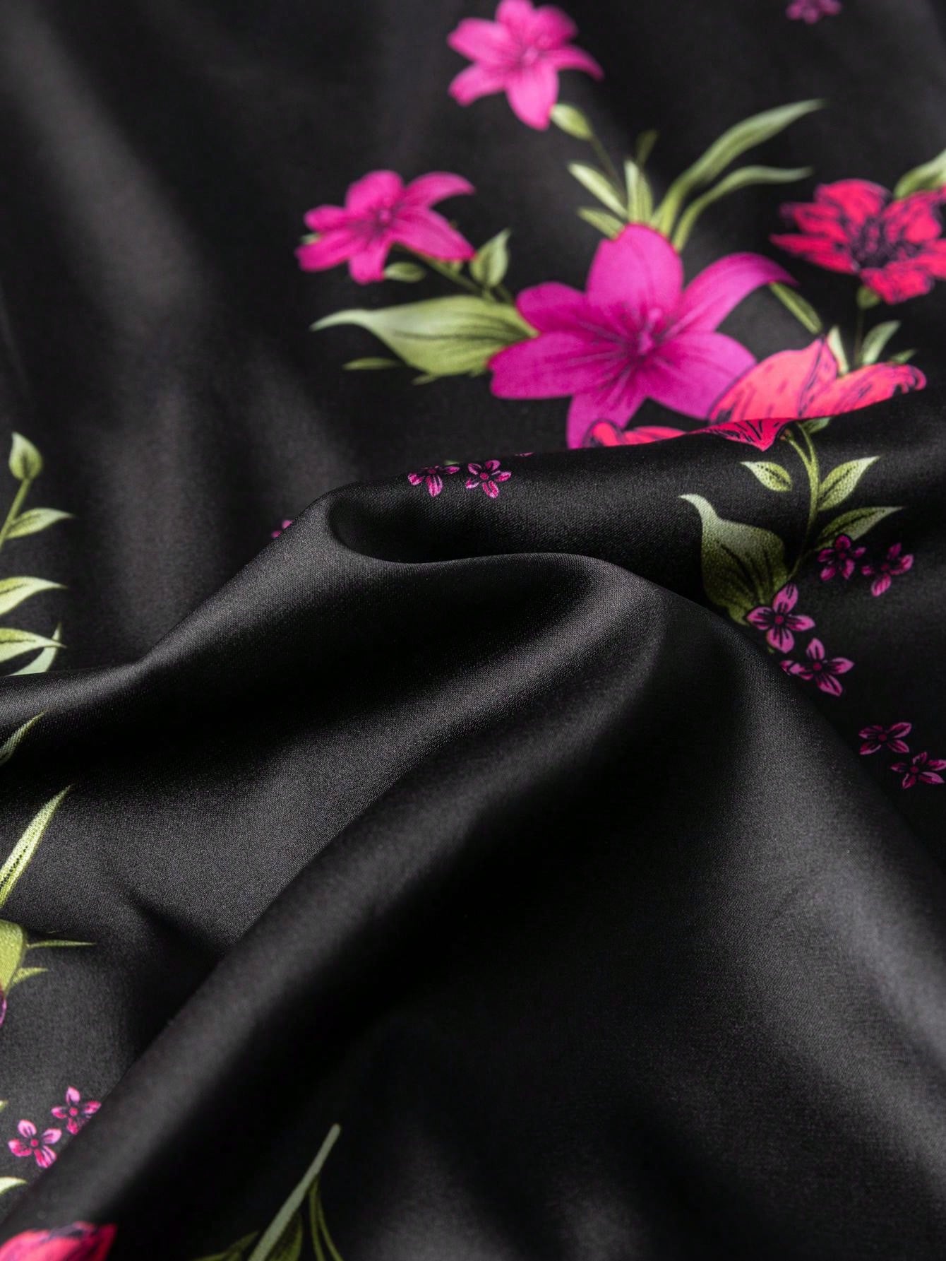 Sleeveless Drop Collar Floral Designs New Chinese Style Cheongsam Qipao Dress