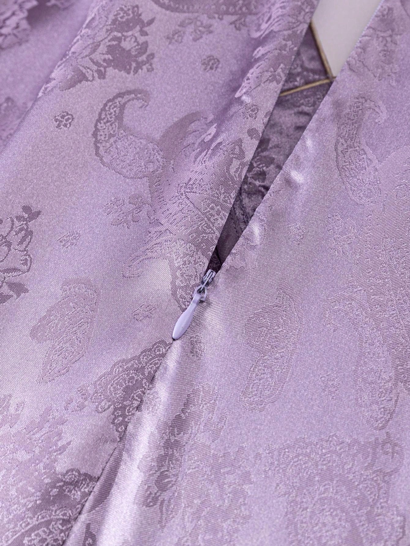 Short Sleeve Jacquard  Floral Designs New Chinese Style Cheongsam Qipao Dress