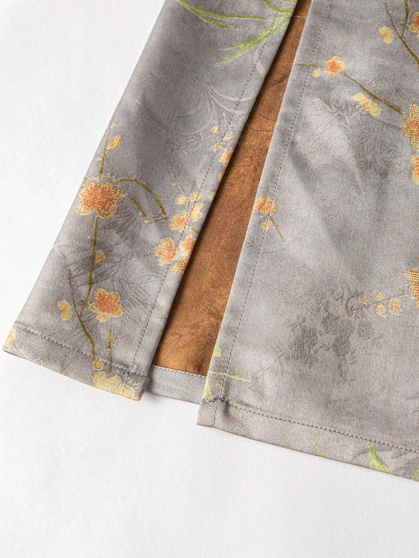 Short Sleeve Floral Designs New Chinese Style Cheongsam Qipao Dress